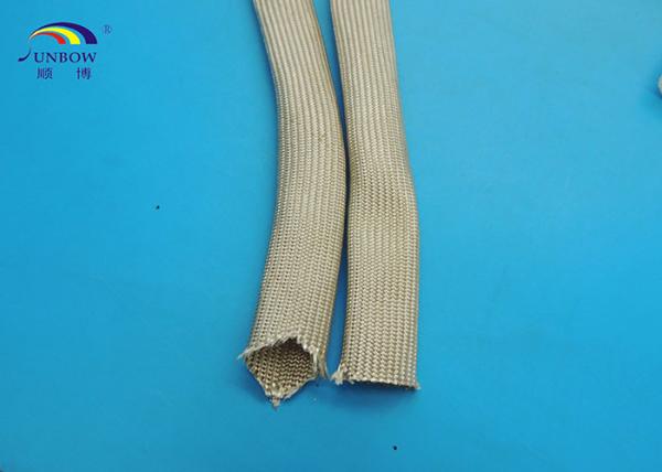 White High Temperature Fiberglass Sleeving for AC Motor / Generator / Electronics