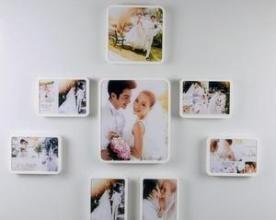 Frameless Wall Mounted Acrylic Photo Frames 5x7 Picture Frames For Home Decoration
