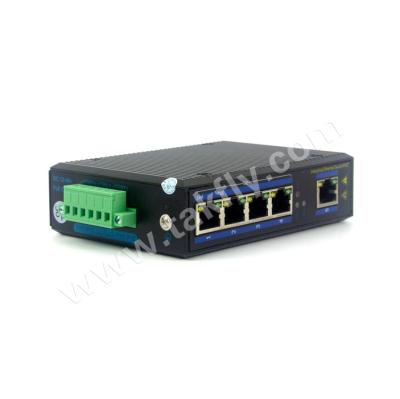 Industrial POE Switch 5-Port Gigabit DIN-Rail Mount IP40