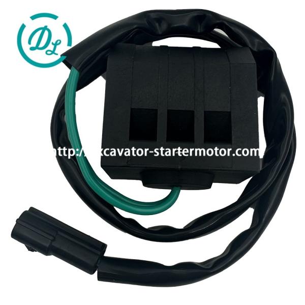 12V Solenoid Valve Coil DH60-7 Excavator Spare Parts 13.6mm*52.2mm