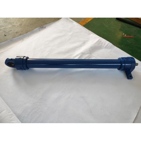 Flange Mount Dual Stroke Hydraulic Power Cylinder Custom Bore Diameter Durable