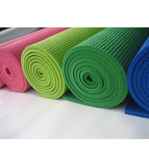 sky blue colour sun-flower printing yoga mat