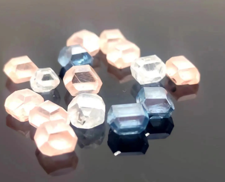 Round Shape Pink Vs Vvs Uncut Rough HPHT Diamond Industrial Grade