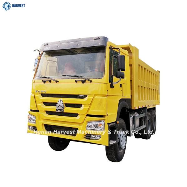 Déchargeur utilisé d'occasion de Howo 371hp Tipper Truck 20cbm avec le nouveau