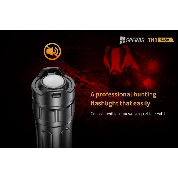 свет звероловства койота 364lm 963m Dimmable Zoomable