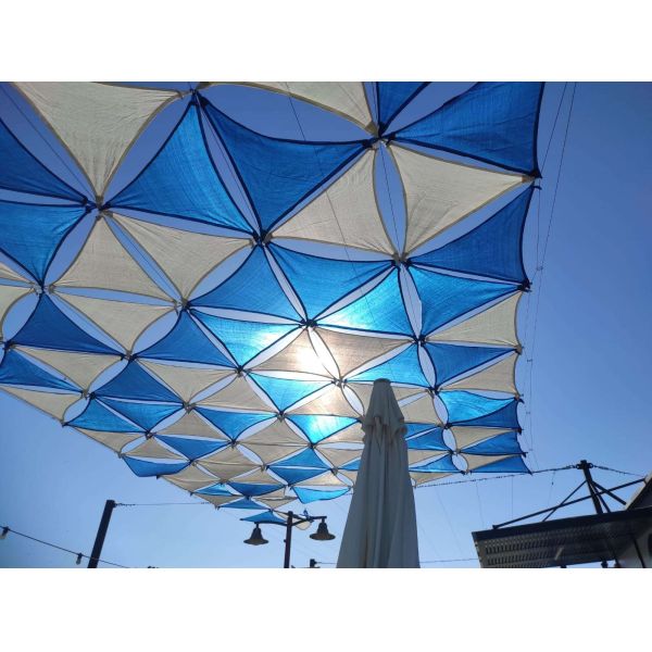 Triangular UV-resistant and Anti-aging HDPE Shading Net Shading Sail Custom Color and Size