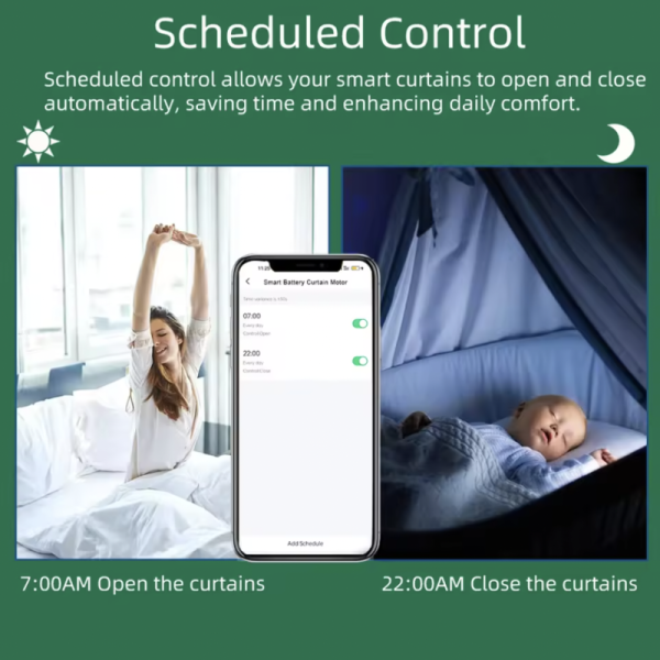Operatingtemperature Minus 10 Celsius To 50 Celsius Smart Curtain Tracks Equipped With Silent DC Motor Ideal For Office And Hotel