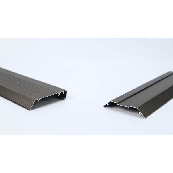 Customized Size Black Anodized Aluminium Extrusion Profiles for Energy Speaker Housing