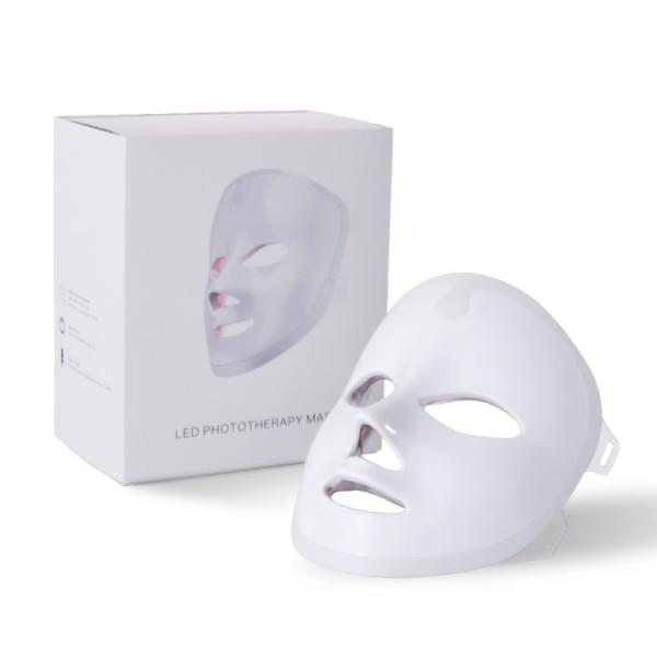 Led Therapy Mask 7 Color Light Face Mask Facial Beauty Equipment For Neck Skin Tightening