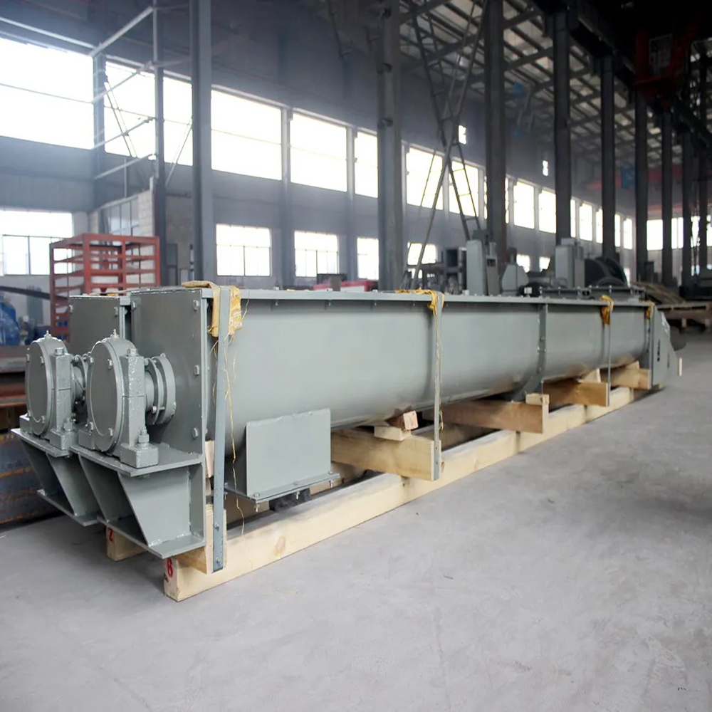 Heat Resistant Trough Screw Auger Conveyor with Multiple Inlets & Outlets and Customizable Length for Dry Bulk Material Handling