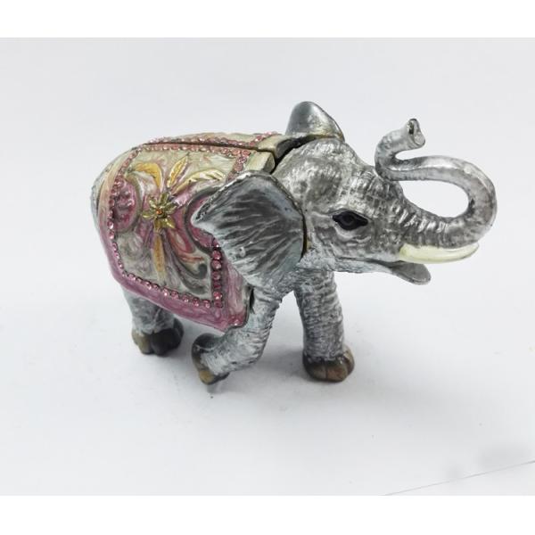 elephant trinket box alloy jewelry box home decoration jewelry box