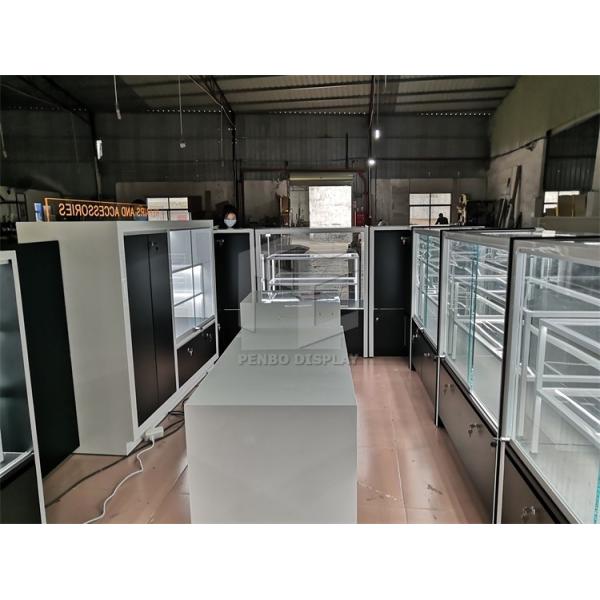 Нержавеющая сталь витрины 3mm дисплея мобильного телефона OEM стеклянная толстая