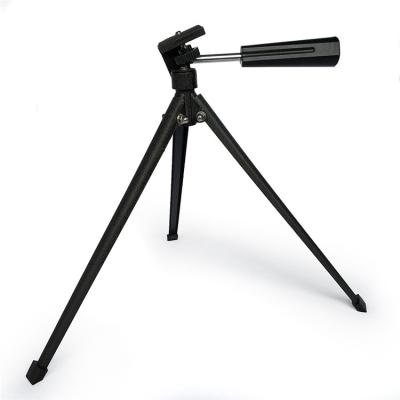 Metal preto compacto que mancha o tripé do telescópio do monocular do pássaro do zumbido do tripé do espaço