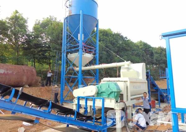 High Efficiency Stabilized Soil Mixing Plant 500 Tons Per Hour 1 Year Warranty