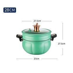 8l Large Capacity Iron Micro Pressure Cooking Pot  Maifan Stone Non Stick Coating