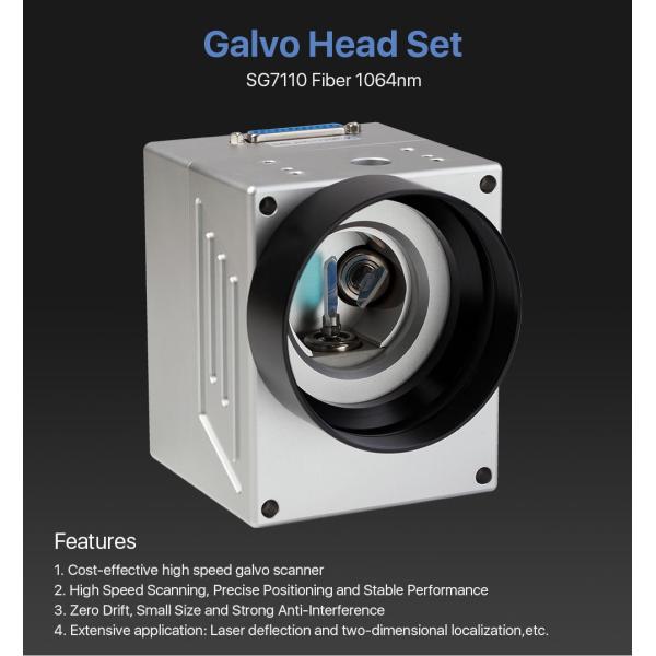 SG7110 Stable Laser Galvo Scanner Head Anti Interference Multiscene