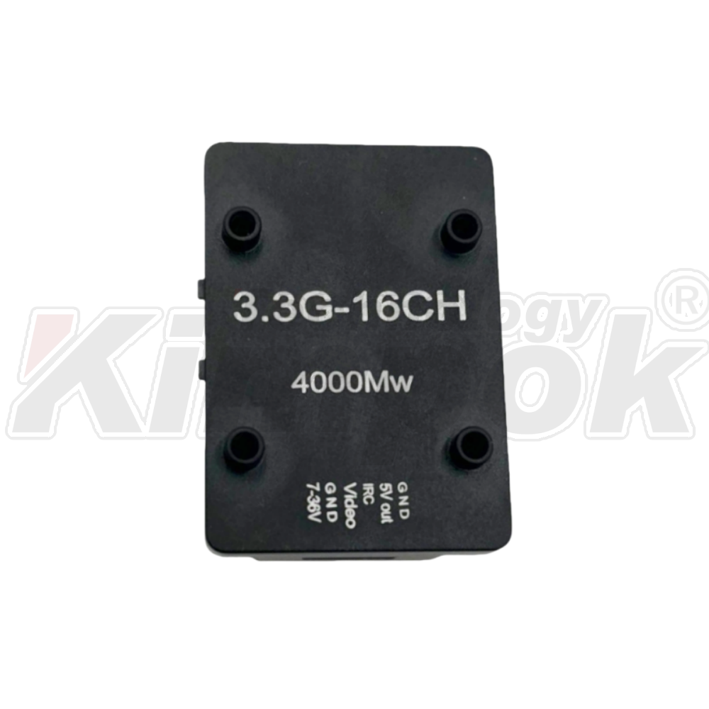3.3G 4W VTX racing drone image transmission 3.3GHz image transmission antenna model aircraft VRX wireless transmitter and receiver