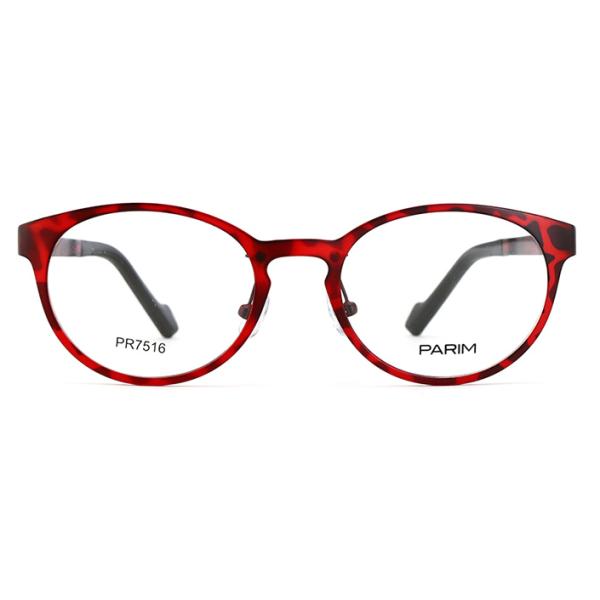 Big Round Eye Plastic Ultra Light Eyeglass Frames For Young Generation