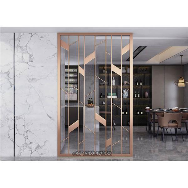 ODM Stainless Steel Decorative Panels Room Dividers Fireproof Wearproof