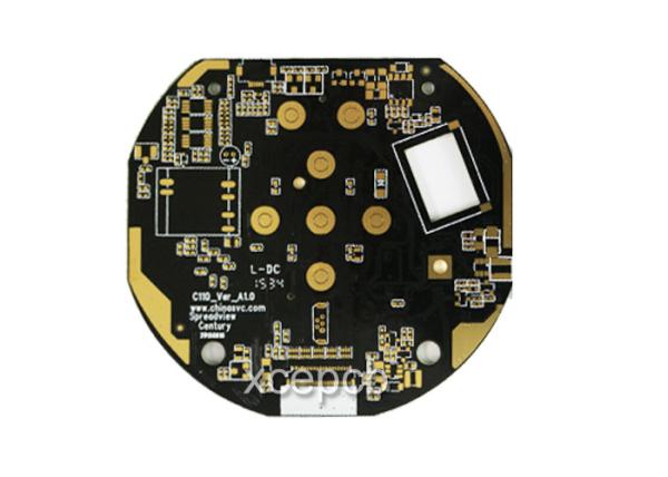 OEM / ODM Round Rigid PCB Custom Printed Circuit Board For Automatic Car System