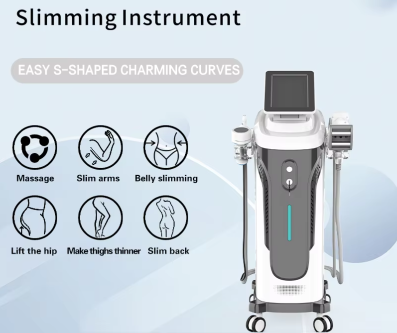 5IN1 Weight Loss 360 Degree Rotating 40K RF Vacumm Ultrasound Velashaping Slimming Machine