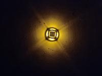O círculo solar sem fio da luz da doca da entrada de automóveis conduziu o marcador exterior para a passagem 110*22.5 milímetro