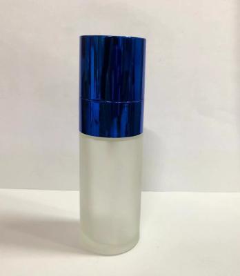 Fundation de vidro engarrafa a composição/cuidados com a pele do recipiente 40ml da bomba que empacota a cor e imprimir personalizados