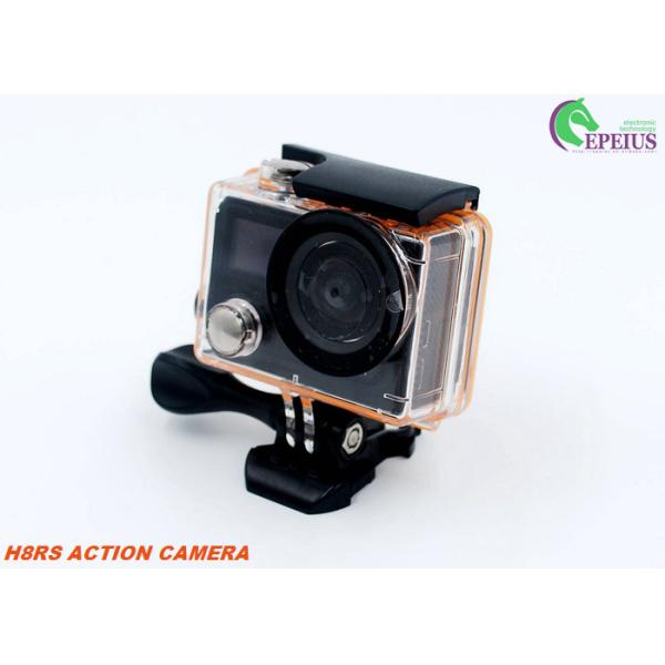 Original Remote Control Helmet Mounted Camera , EKEN Dual Screen Wireless Hidden Camera 