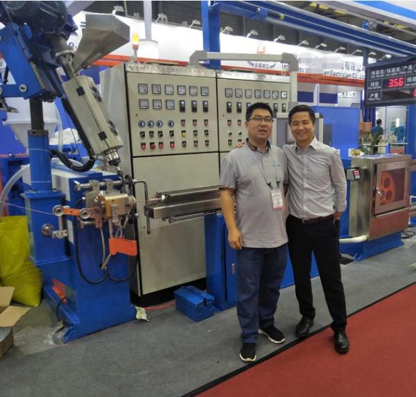 Siemens Motor High Speed Wire Extrusion Machine For Power Cable Manufacturing