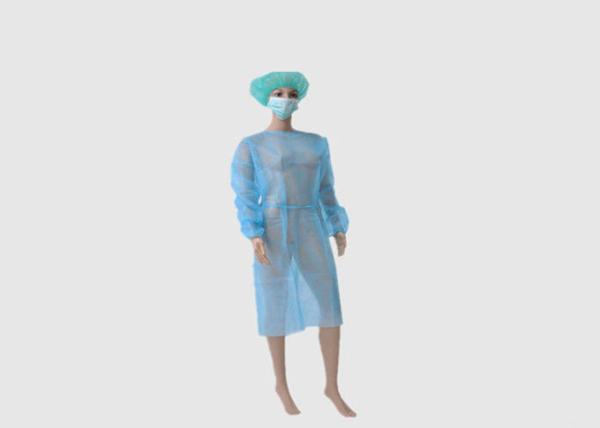 Breathable High Elasticity Disposable Ppe Gowns Gowns Size 120 * 140cm For Hospital Isolation