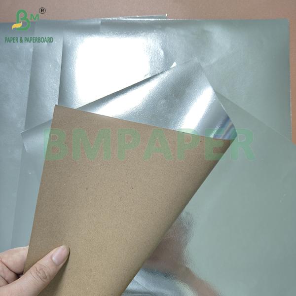 116gsm 145gsm Sliver Metallic Aluminized Kraft Paper Food Packaging Paper