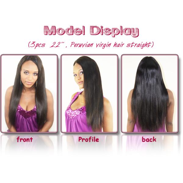 Black Virgin Peruvian Hair Extensions