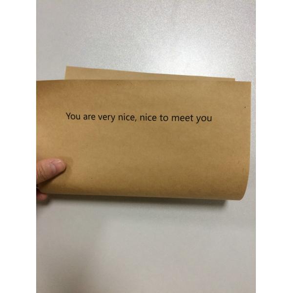 Совершенно biodegradable Браун Kraft бумажное 70gr 80gr к сумкам хлеба пекарни