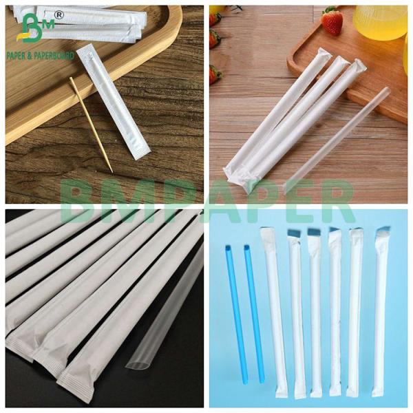 28 г Пищевая соломенная упаковочная бумага Pembungkus Jerami для зубочисток Упаковка 44 мм