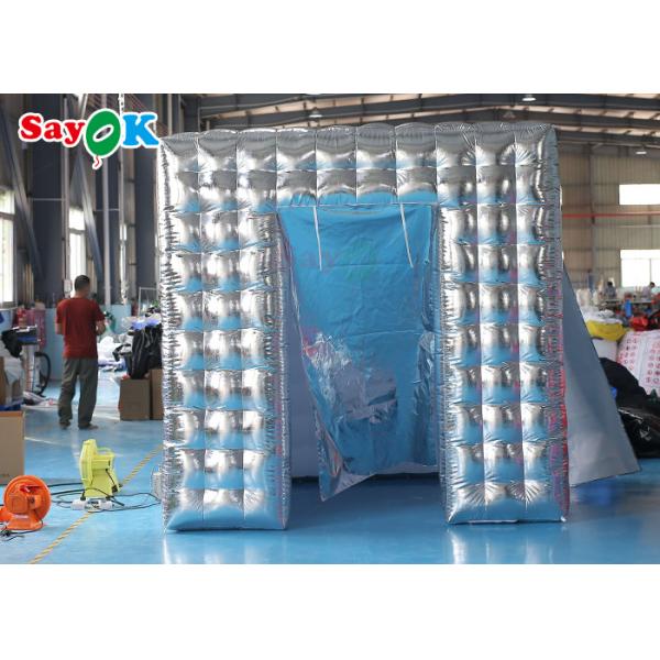 Рекламировать цвет дистанционного управления будочки фото Inflable стены воздуха белый