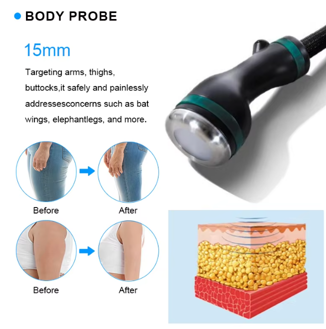 3 in1 Coldwave Shaping Device Face Lifting Body Contouring Skin Analysis Device