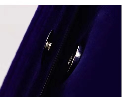 Midnight Blue Heavy Suede Jewelry Roll Organizer Jewelry Roll For Necklaces