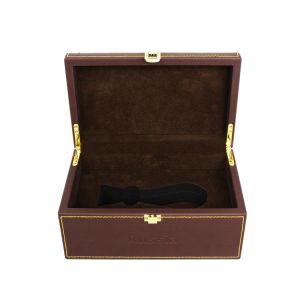 Brown High End Perfume Box Custom Attar Bottle Box Recycled FSC Certified