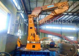 Knuckle Telescopic Boom Marine Deck Crane For Hoisting 2.2T10M