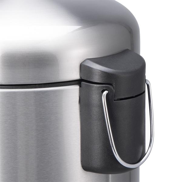 Custom Logo 5L Stainless Steel Pedal Bin for Waste Management in Round Shape