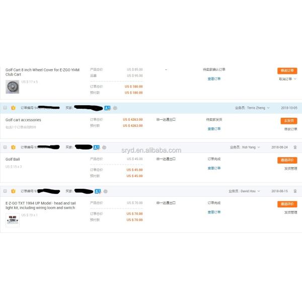 Карта для гольфа передняя глина/грузовая корзина для клуба, Карта для гольфа EZGO с кронштейнами