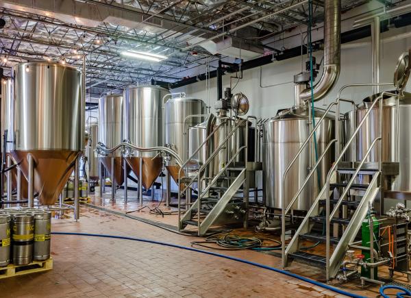 High Efficiency Mash Tank Brewhouse Equipment , Thick 500L Brewpub Equipment