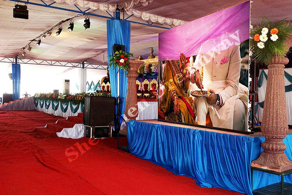 Portable Indoor LED Screen Rental P4.81 1000 Nits For Concert / Background TV