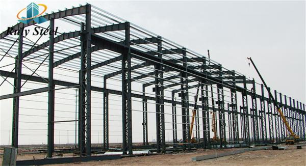 Estrutura de aço Engrenagem de aço / Oficina de aço / Armazém de aço Construção de metal Armazém de estrutura de projeto pré-fabricado