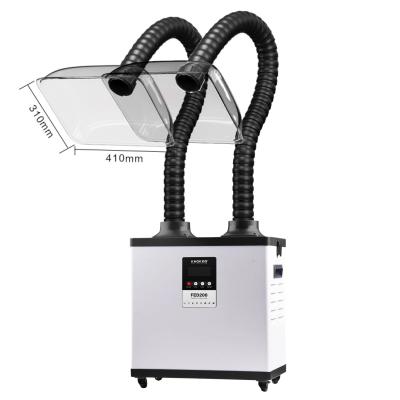 Dual Suction Portable Smoke Extractor Machine , Double Fume Extractor For Nail Salon