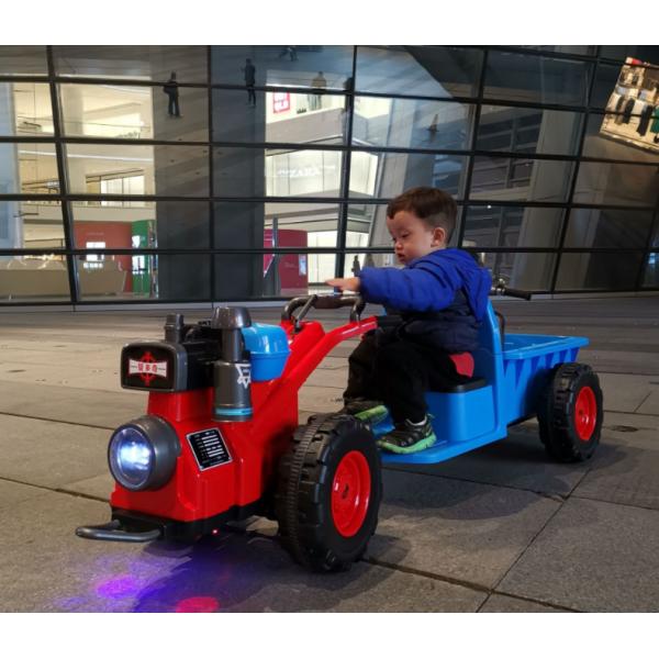 2022 12v Electric Kids Ride On Car avec une batterie de jouet de tracteur en plastique incluse