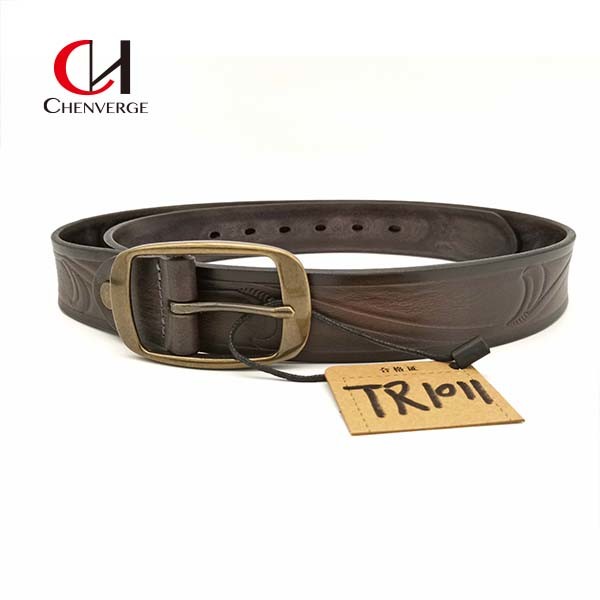 Multicolor Leather Black Belt Womens