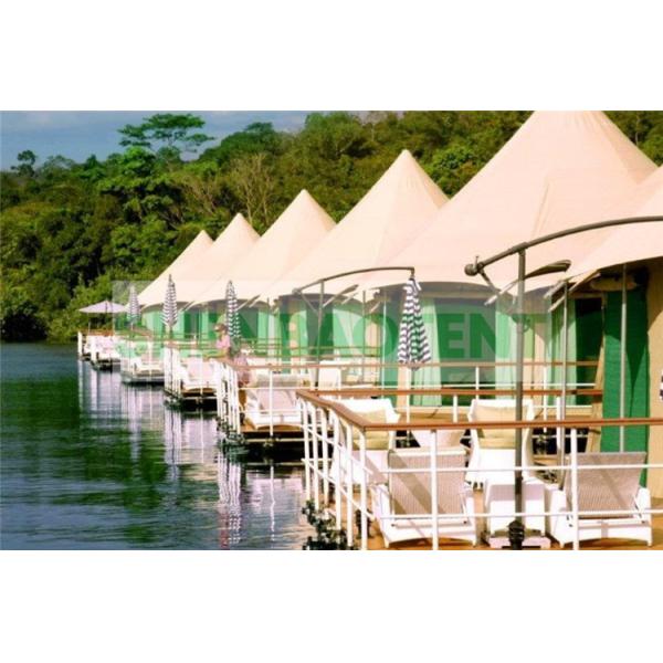 Steel Frame Luxury Hotel Tents With PVDF Architecture Cover Structure Luxury Resort Tent Hotels