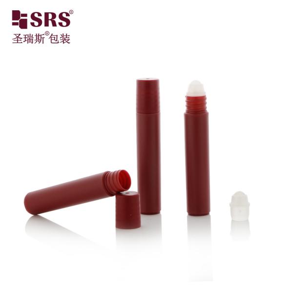 7ml Matte Frosted PP PCR Plastic Roll On Bottle For Essential Oils