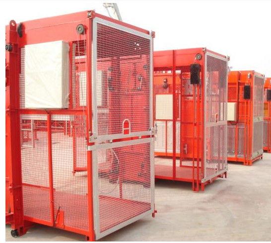 Industrial Construction Hoist Elevator , High Stability Building Material Hoist